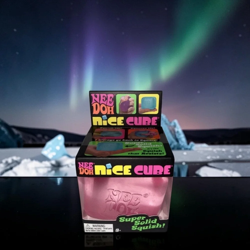 Schylling NeeDoh Pink Nice Cube